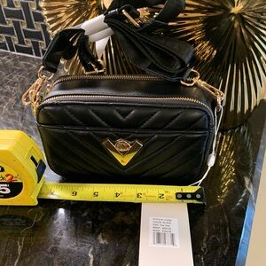 Black Quilted Women's Bag